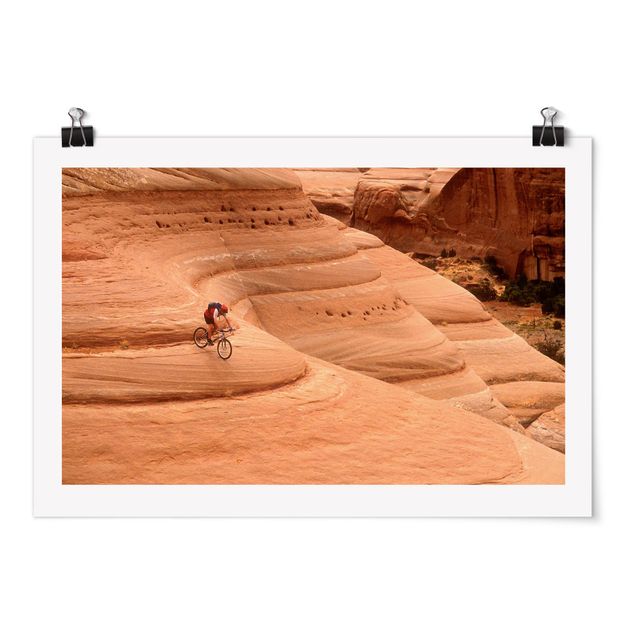 Moderne Poster Canyon Down Hill