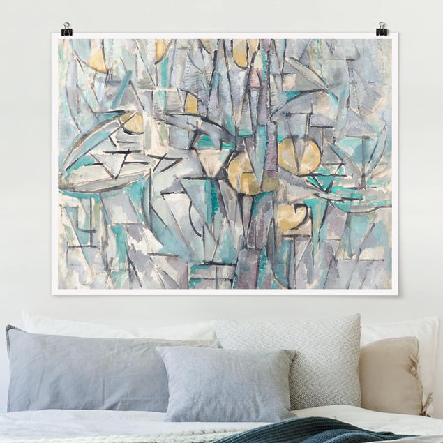 Impressionistische Bilder Piet Mondrian - Komposition X
