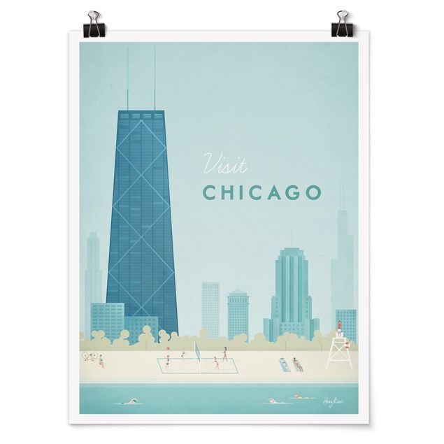 Henry Rivers Prints Reiseposter - Chicago