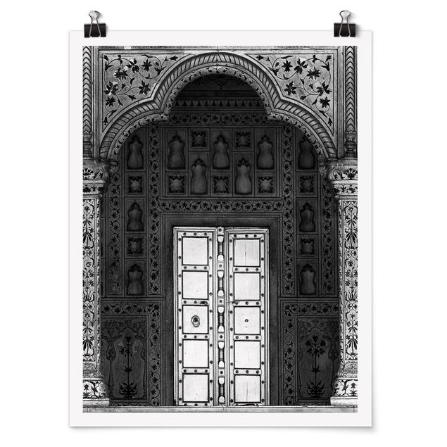Poster - White Door - Hochformat 3:4