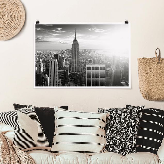 Poster New York Skyline Manhattan Skyline