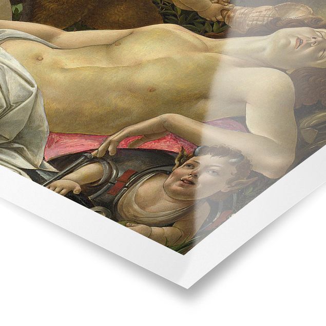 Poster - Sandro Botticelli - Venus und Mars - Panorama Querformat