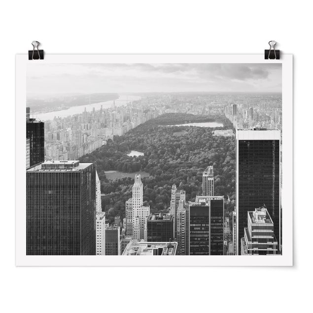 Poster Skylines Blick über den Central Park II