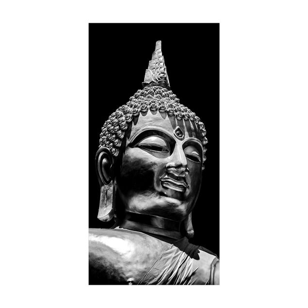Vinyl-Teppich - Buddha Statue Gesicht - Hochformat 1:2
