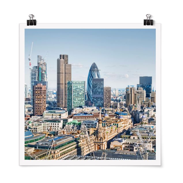 Poster - City of London - Quadrat 1:1