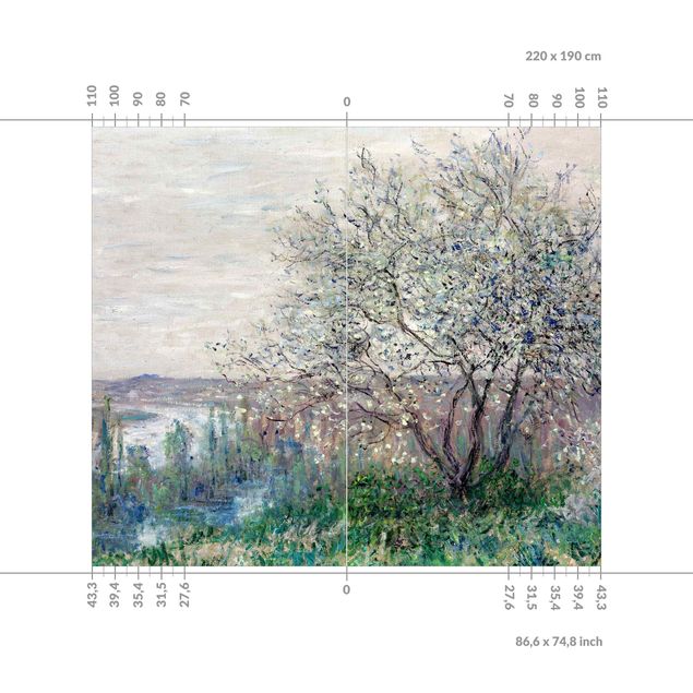 Duschrückwand - Claude Monet - Frühlingsstimmung