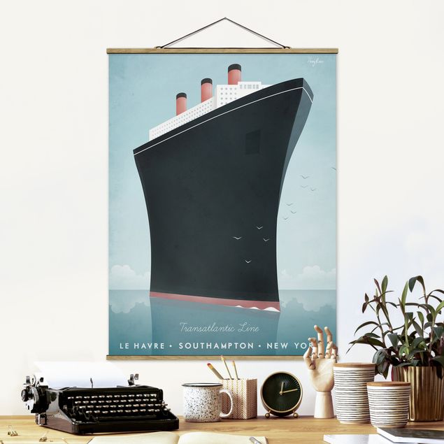 Henry Rivers Poster Reiseposter - Kreuzfahrtschiff