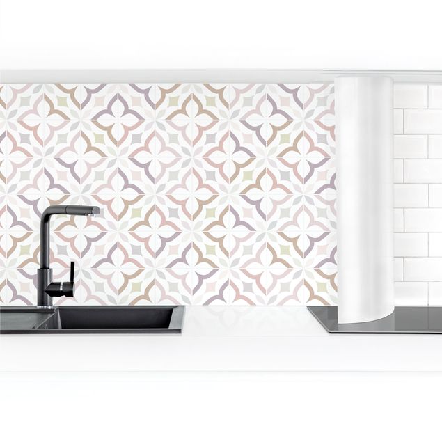 Küchenrückwand selbstklebend Geometrische Fliesen - Livorno