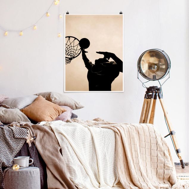 Moderne Poster Basketball