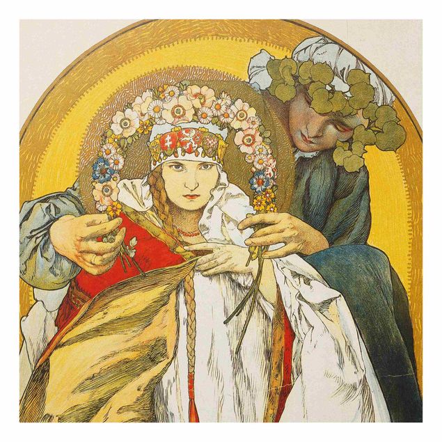 Mucha Kunstdrucke Alfons Mucha - Plakat Tschechoslowakischen Republik