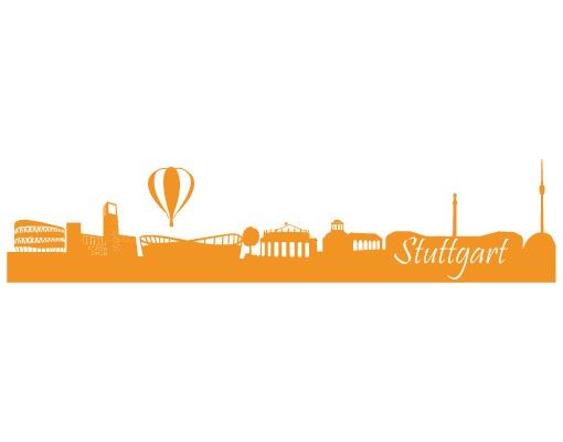Wandaufkleber No.FB21 Stuttgart Skyline I