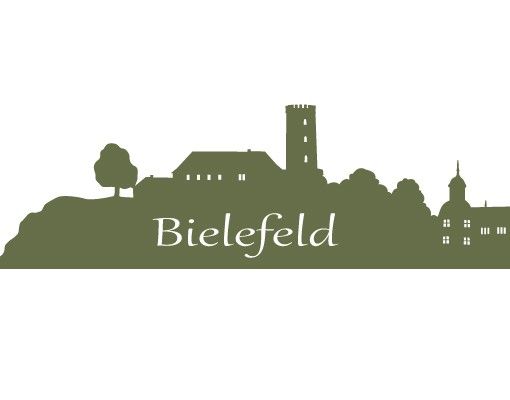 Stadt Bielefeld - Wandtattoo Skyline - No.FB37 Bielefeld Skyline I