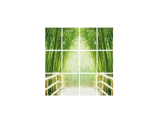 Fliesenbilder Natur Bamboo Way