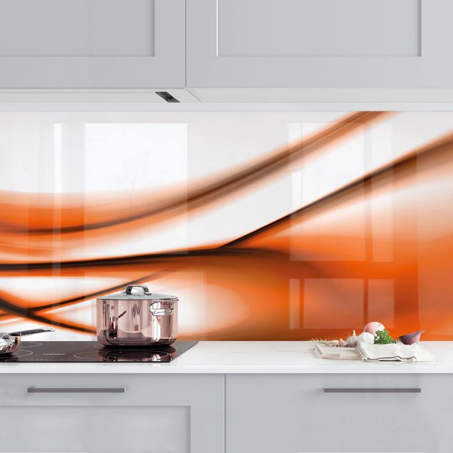 Platte Küchenrückwand Orange Touch