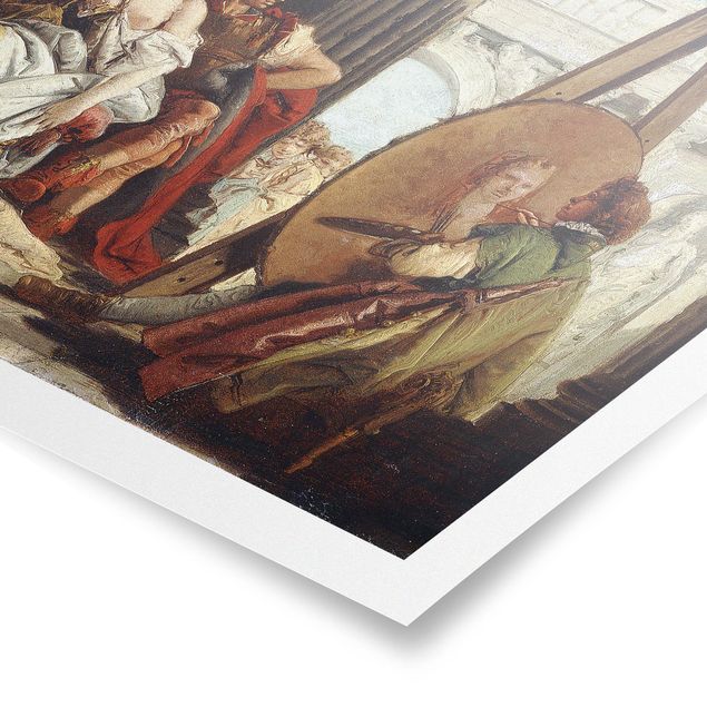 Poster - Giovanni Battista Tiepolo - Alexander der Große - Querformat 3:4
