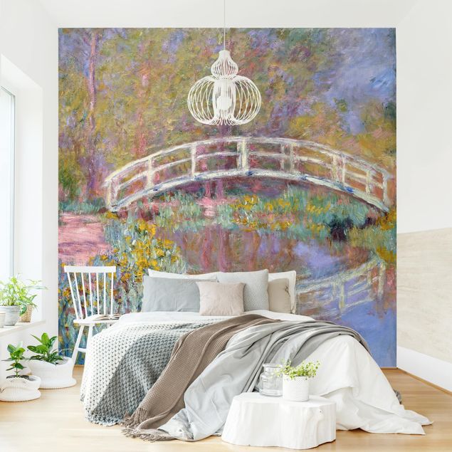 Fototapete - Claude Monet - Brücke Monets Garten