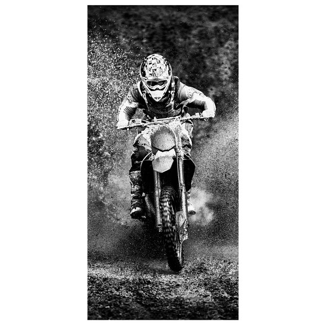 Raumteiler - Motocross Im Schlamm 250x120cm