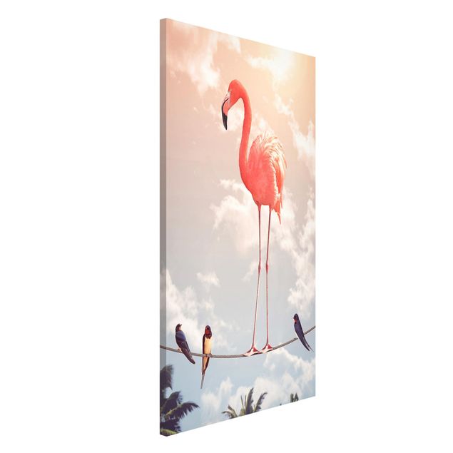 Jonas Loose Bilder Himmel mit Flamingo
