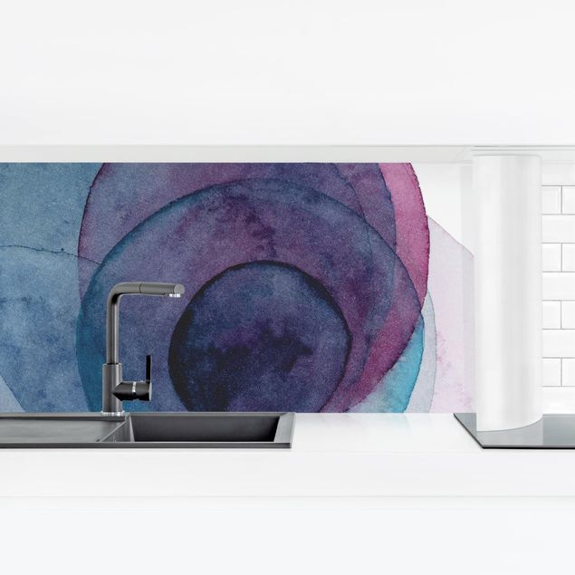 Küchenrückwand selbstklebend Urknall - lila