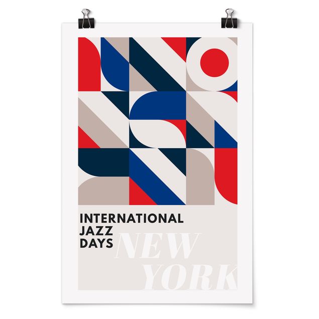 Poster - Jazz Days New York - Hochformat 3:2