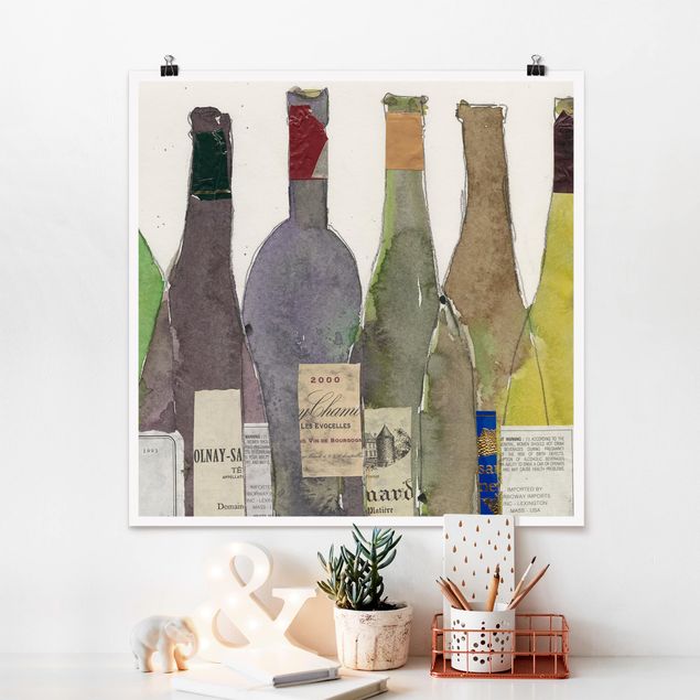 Moderne Poster Wein & Spirituosen IV