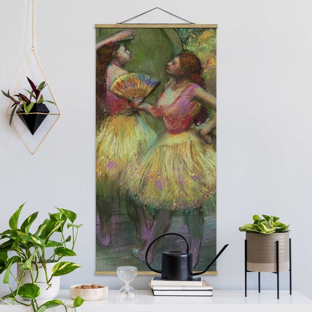 Impressionistische Gemälde Edgar Degas - Zwei Tänzerinnen