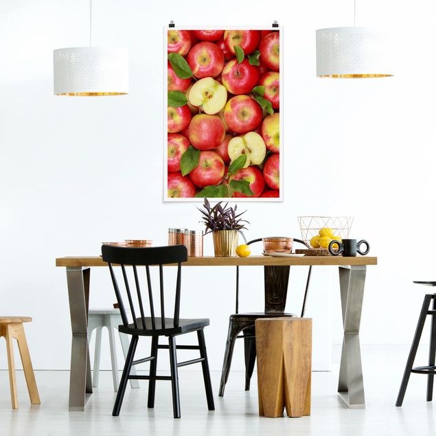 Wandbilder Saftige Äpfel