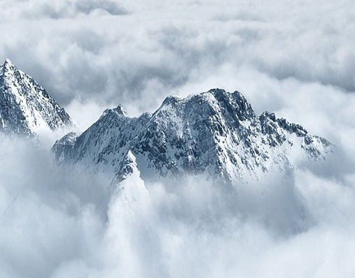 Fliesenfolie Die Alpen über den Wolken