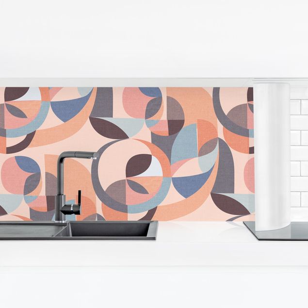 Küchenrückwand selbstklebend Moderne Kreise