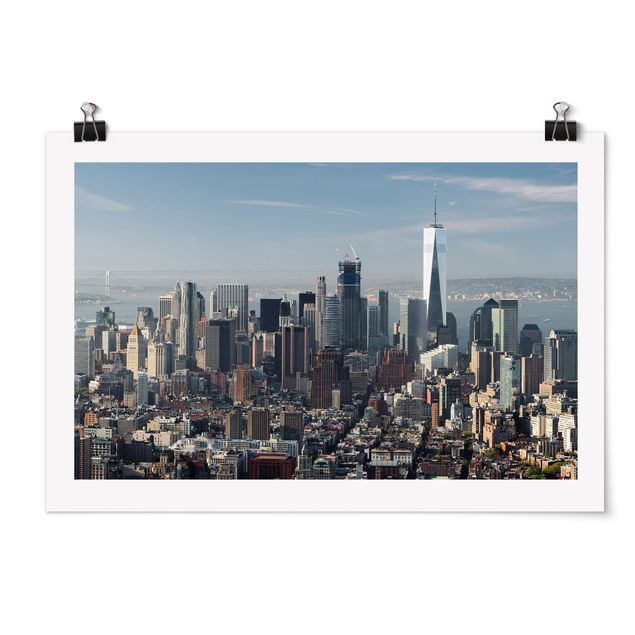 Moderne Poster Blick vom Empire State Building