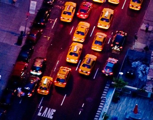 Fliesen Klebefolie Manhattans Taxilichter