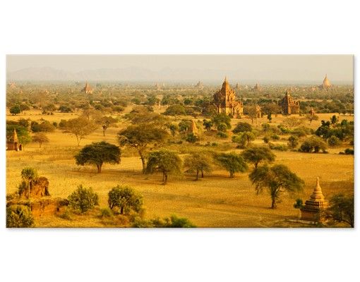 Fliesenbilder Skylines Bagan in Myanmar