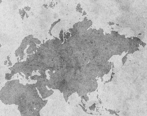 Fliesenbild - Vintage Weltkarte II