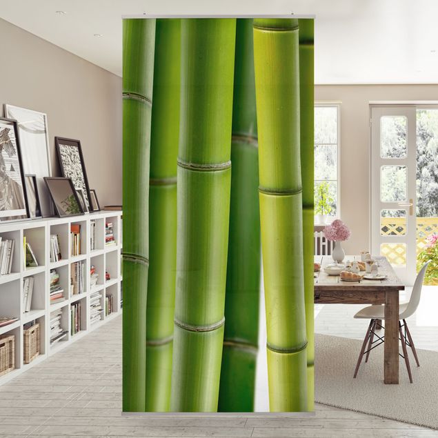 Blumen Raumteiler Bambuspflanzen