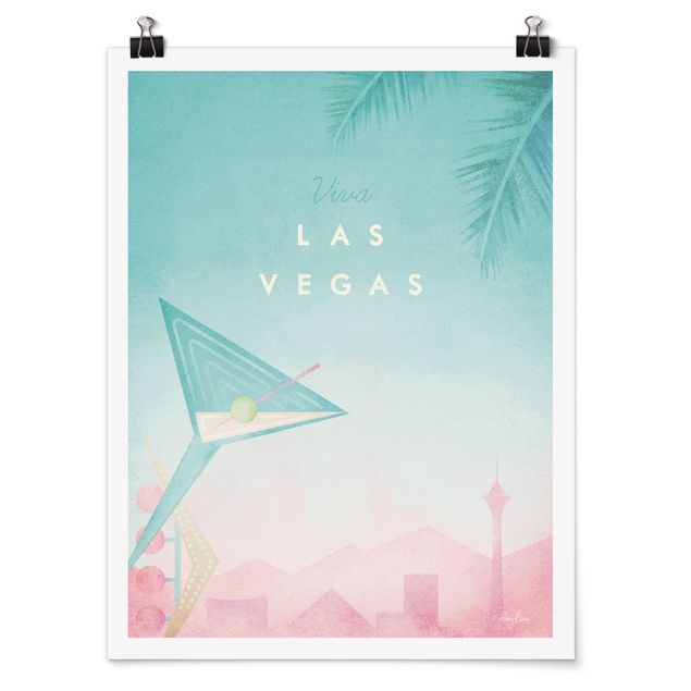 Henry Rivers Poster Reiseposter - Viva Las Vegas