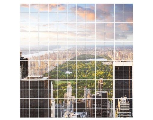 Fliesen Klebefolie Blick über den Central Park