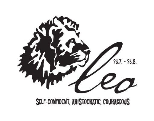 Wandtattoo Löwe No.UL756 Zodiac Sign Leo
