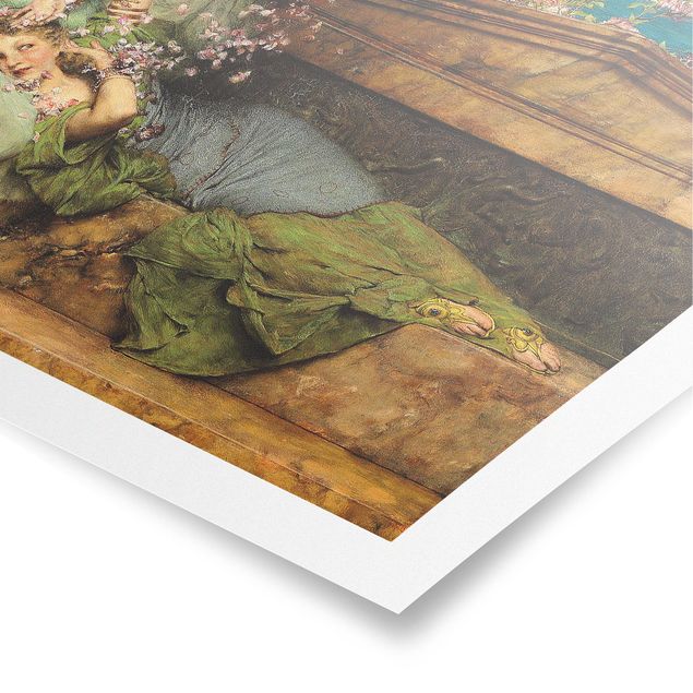 Poster kaufen Sir Lawrence Alma-Tadema - Im Rosengarten
