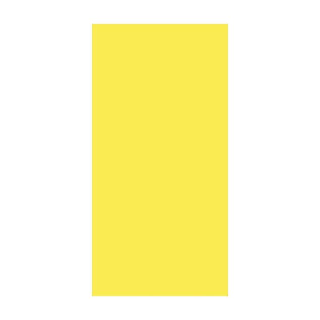 Vinyl-Teppich - Colour Lemon Yellow - Hochformat 1:2