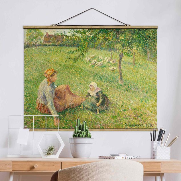 Impressionismus Bilder Camille Pissarro - Gänsehirtin