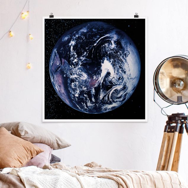 Poster - Planet Earth - Quadrat 1:1