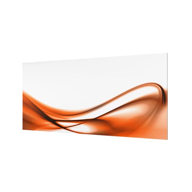 Spritzschutz Glas - Orange Touch - Querformat - 2:1