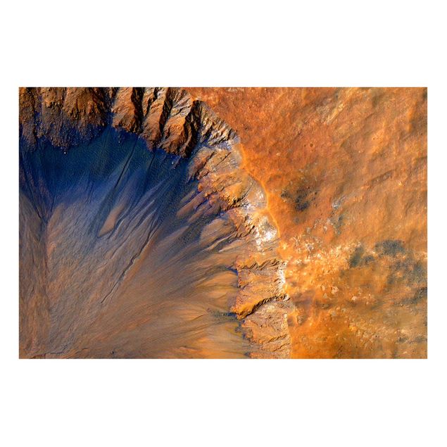 Magnettafel - NASA Fotografie Marskrater - Hochformat 3:2