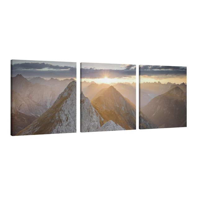 schöne Leinwandbilder Lechtaler Alpen
