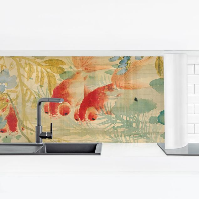 Küchenrückwand selbstklebend Ni Tian - Goldfische