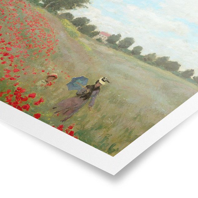 schöne Bilder Claude Monet - Mohnfeld bei Argenteuil