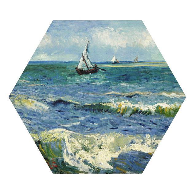 Hexagon Bild Forex - Vincent van Gogh - Seelandschaft