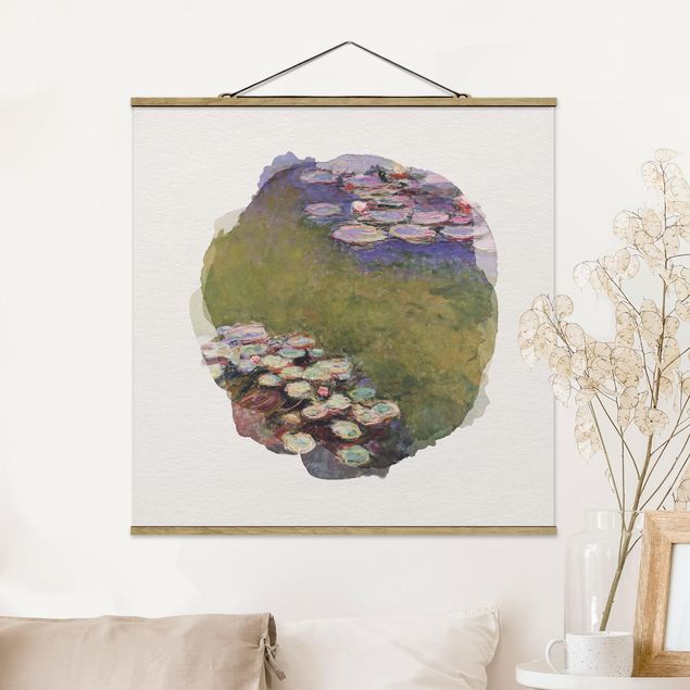 Monet Bilder Wasserfarben - Claude Monet - Seerosen