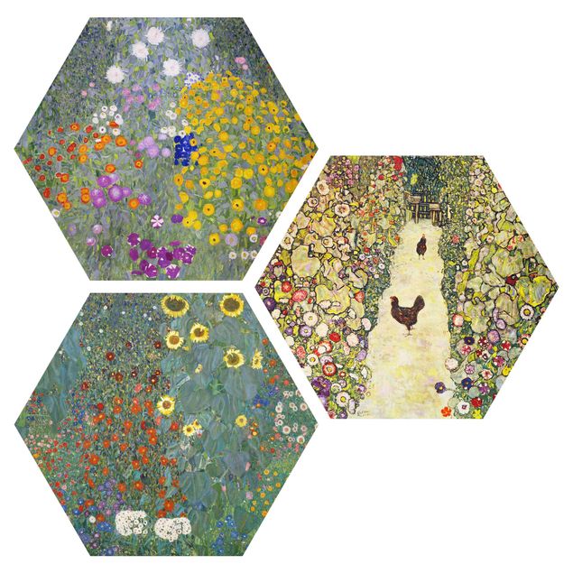 Wandbilder Gustav Klimt - Im Garten