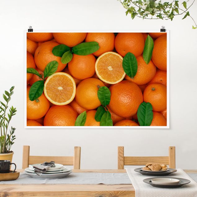 XXL Poster Saftige Orangen